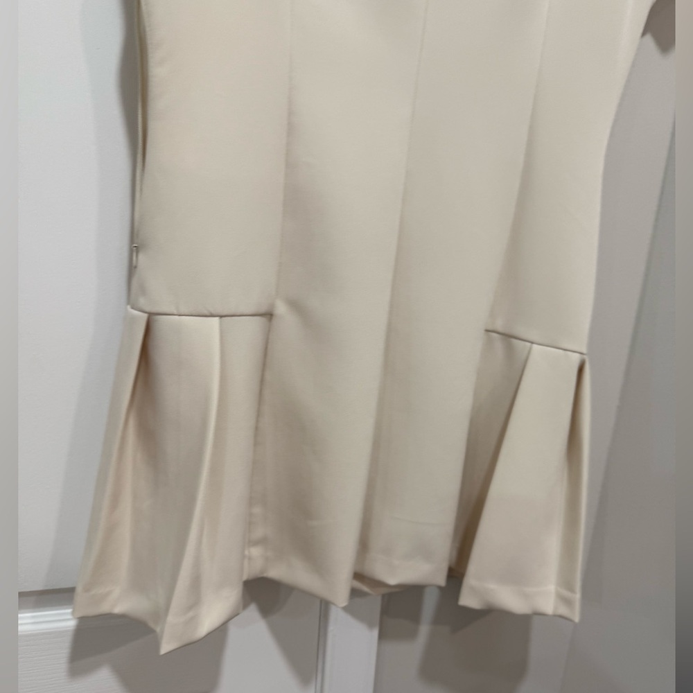 Zara Cream Button-Down Mini Dress - Picture 7 of 11